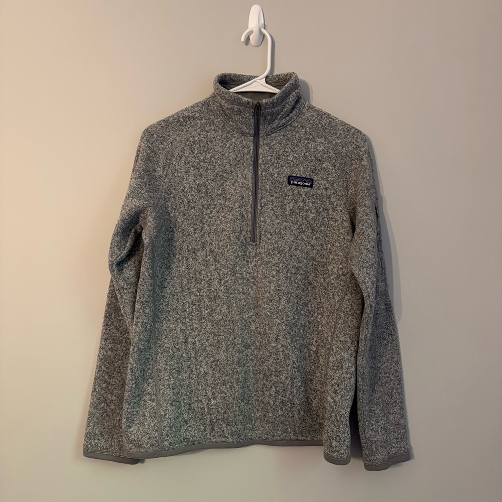 Patagonia Gray‎ Better Sweater Quarter-Zip Top (A2-15)